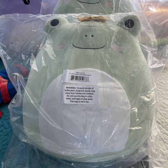 Kellytoy Other - Squishmallow 16-Inch Frog Prince Baratelli IN HAND